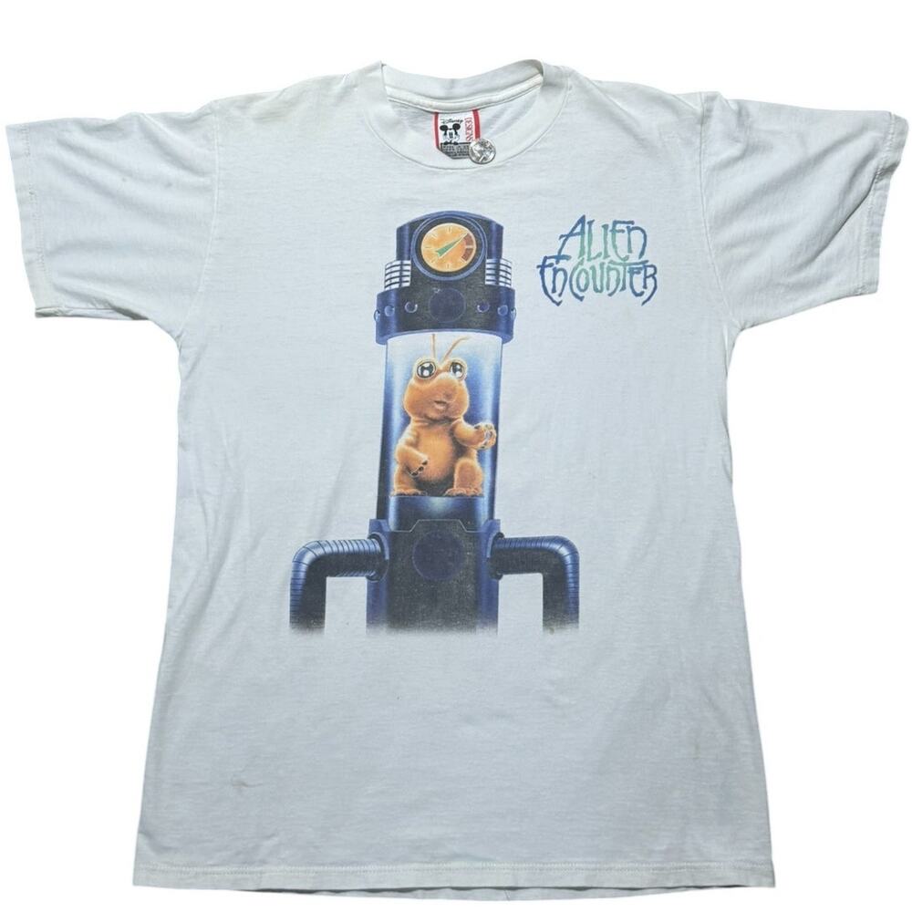 RARE Vintage 90s Disney theme parks Alien Encounter ride T-Shirt Small/Medium